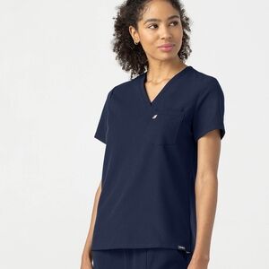 Mediclo XS Navy Sal Essential Scrub Top